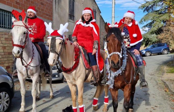 Une balade à cheval du Père Noël dans l’Aude