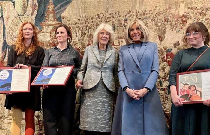 La reine Camilla et Brigitte Macron remettent un prix pour promouvoir la lecture entre les deux rives de la Manche