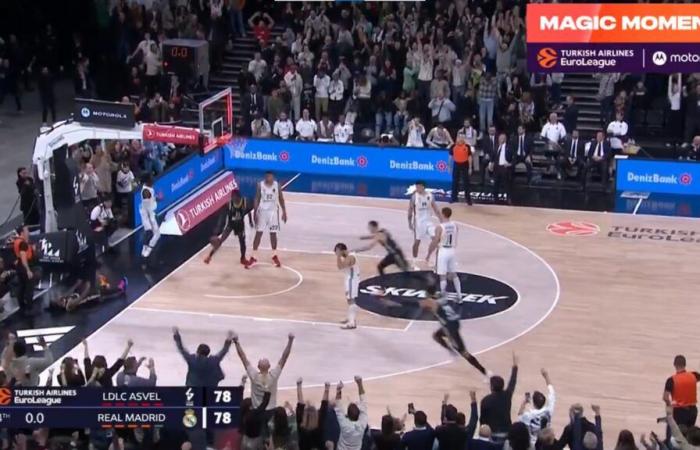 La fin dramatique du match de l’ASVEL contre le Real Madrid ! [VIDEO]