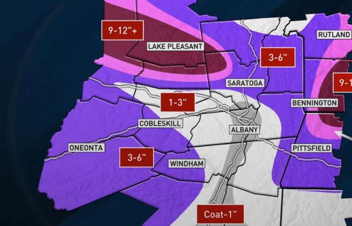 La neige arrive en ville, mais combien et quand ?