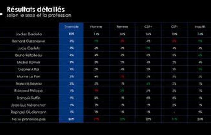 Bardella favori des Français pour le poste de Premier ministre