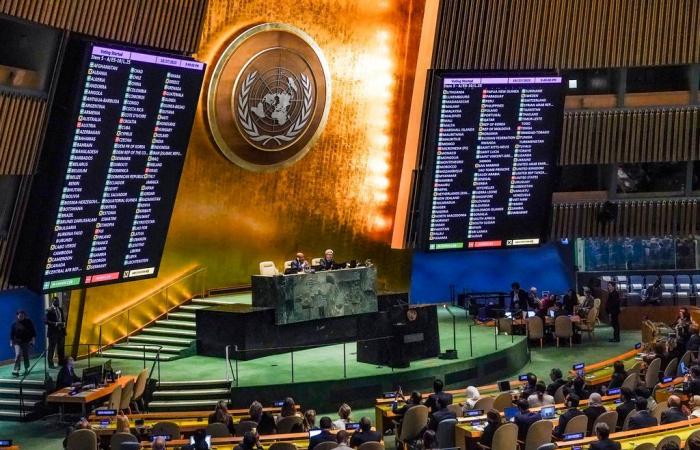 Les Nations Unies votent pour la création d’une conférence de paix qui devrait conduire à la création d’un État palestinien