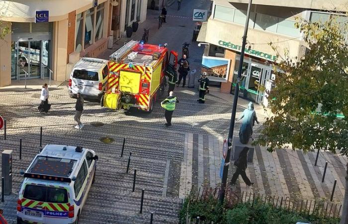 Rue du centre-ville fermée suite à une fuite de gaz présumée