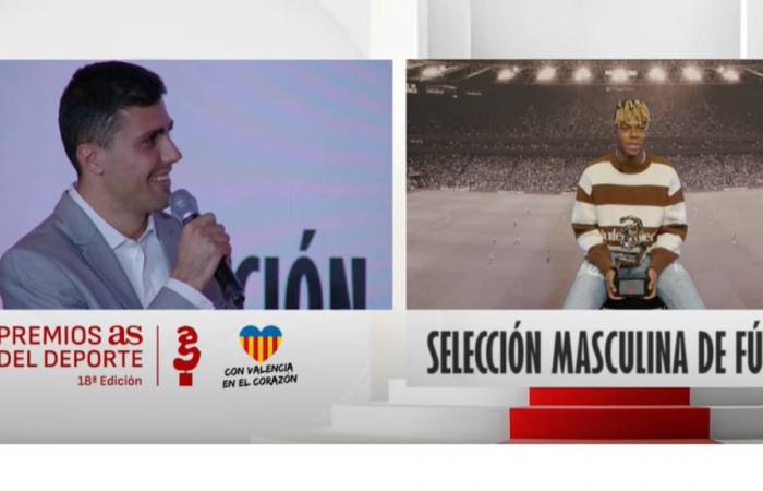 « Je l’ai amené à Manchester pour connaître le froid anglais » : l’hésitation entre Rodri et Nico Williams au gala des AS Sports Awards 2024