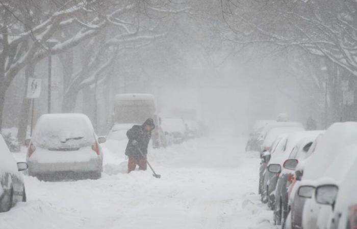 certaines zones recevront jusqu’à 15 centimètres de neige d’ici jeudi