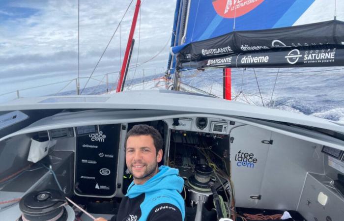 Vendée Globe. Côtes-d’Armor skipper Guirec Soudée gains 8 places in one week