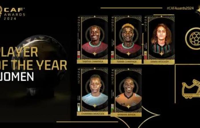 Chiamaka Nnadozie affrontera Banda Others pour le prix de Joueuse de l’année alors que la CAF dévoile les 5 meilleures nominées dans chaque catégorie