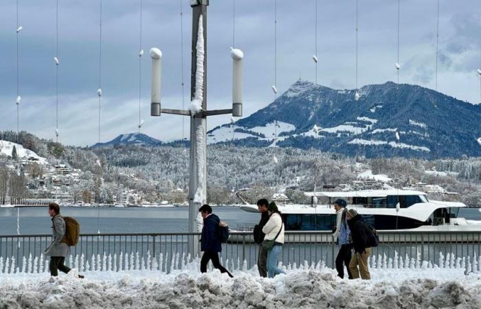 limite de neige et avertissement de tempête