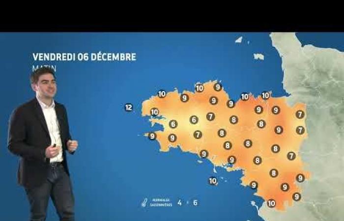 La météo pour votre vendredi 6 décembre 2024 – Actualité météo