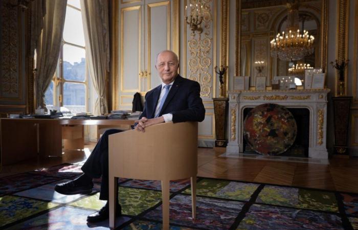 Pour son dernier discours en tant que président, Laurent Fabius rappelle le rôle du Conseil Constitutionnel