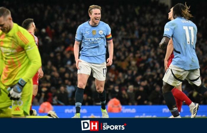 Un but et une passe décisive pour Kevin de Bruyne et Jérémy Doku qui sont également meilleurs buteurs de Manchester City, Mangala et Openda (VIDEO)