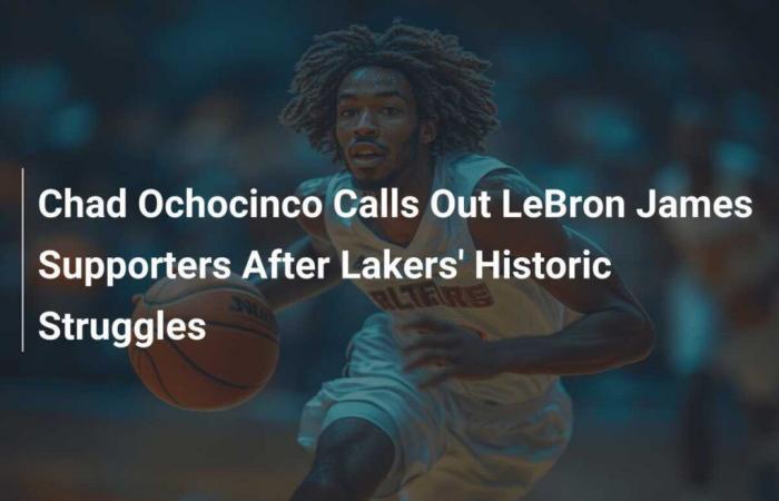 Chad Ochocinco attaque les partisans de LeBron James après les luttes historiques des Lakers