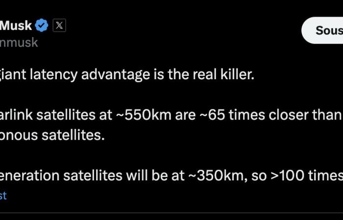 Comment Starlink va réduire considérablement sa latence de connexion et pourquoi c’est essentiel