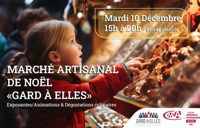 Marché de Noël avec l’association « Gard A Elles » au CMA du Gard