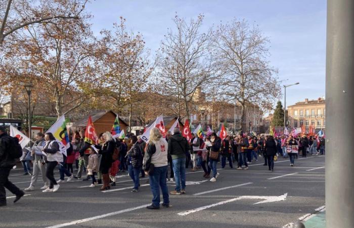 700 manifestants à Albi et 400 à Castres le 5 décembre