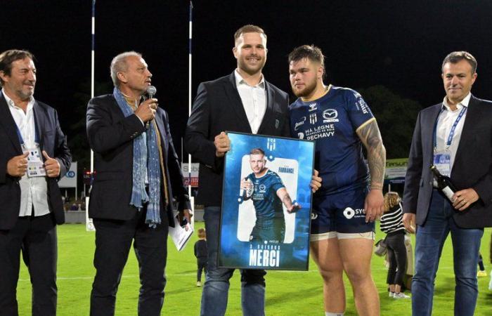 «Je vais très bien!» Avant le match entre le SU Agen et Oyonnax Rugby, on prend des nouvelles de Zak Farrance