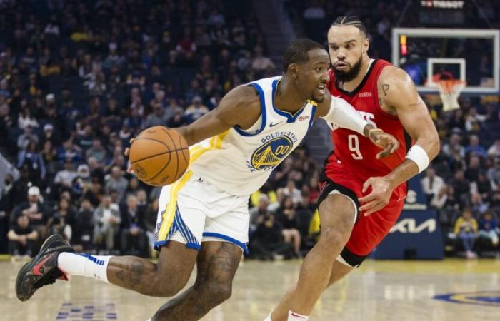 Jonathan Kuminga et Andrew Wiggins mènent les Warriors devant les Rockets