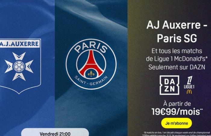 le bon plan DAZN pour voir le match en direct