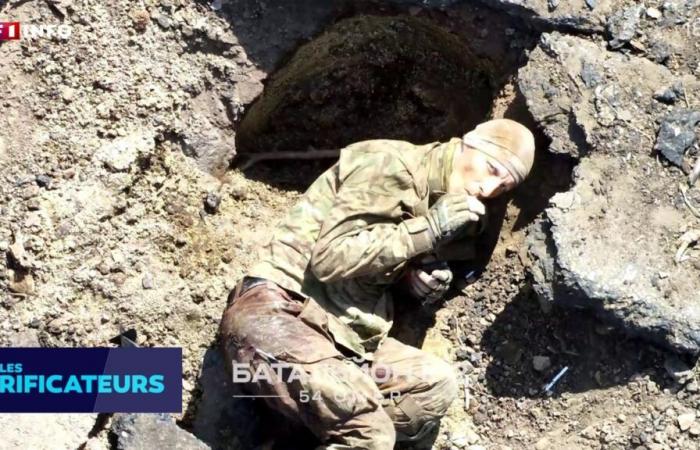 que sait-on de ces images d’un soldat russe capturées par un drone ukrainien ?