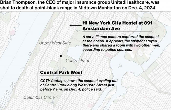 Le PDG d’UnitedHealthcare qui a tiré sur un suspect aurait affiché un sourire en flirtant avec un employé de l’auberge