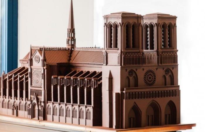 Valrhona is rebuilding Notre-Dame de Paris…in chocolate!