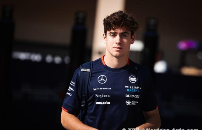 Formule 1 | Colapinto pense avoir “fait du bon travail” avec Williams F1