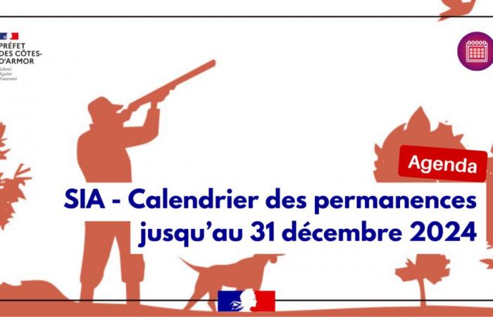 SIA – Calendrier horaire – Système d’information sur les armes (SIA) – Armes – Procédures