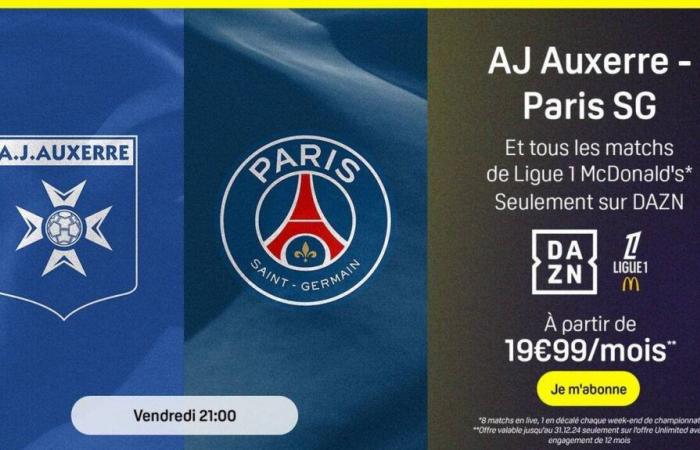 les DAZN proposent de regarder le match en direct