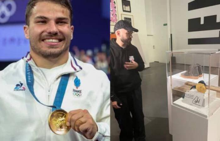 Antoine Dupont confie sa médaille d’or à Oli pour un musée