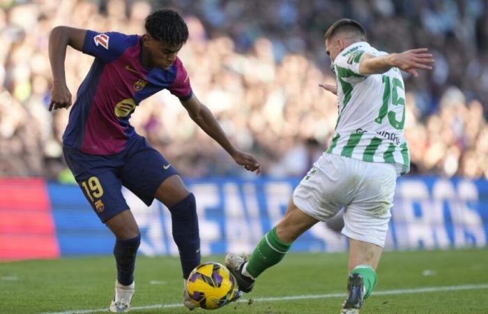 Flick expulsé pour avoir protesté contre un penalty lors du match nul de Barcelone contre le Betis