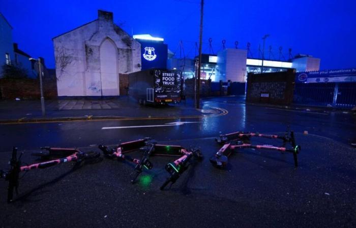 La tempête Darragh reporte le derby du Merseyside