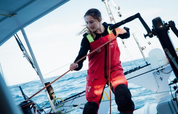 Violette Dorange, plus jeune participante du Vendée Globe, aborde les mers du Sud