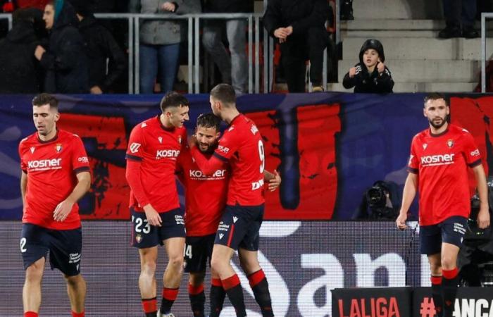 Osasuna approuvé et échoué : abonnés au match nul