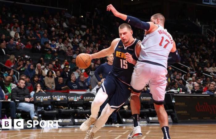 Nikola Jokic enregistre un sommet en carrière de 56 points mais les Denver Nuggets perdent face aux Washington Wizards