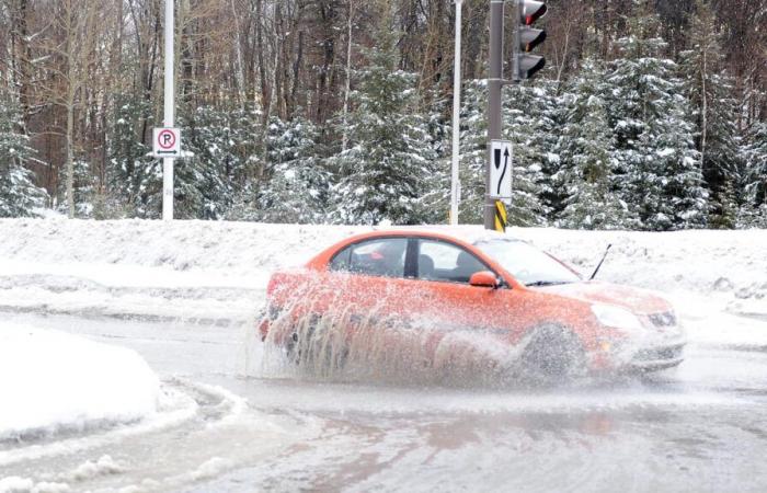 Un gel soudain et des quantités importantes de pluie pourraient rendre les routes dangereuses jeudi