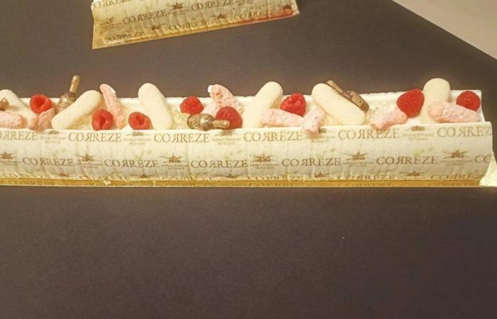 La bûche Corrèze 2024 mêlera framboise et champagne