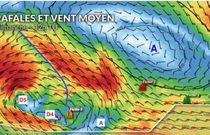 Météo Vendée Globe : circulation rapide des dépressions