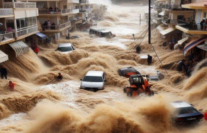 La tempête Bora provoque des ravages dans toute la Grèce