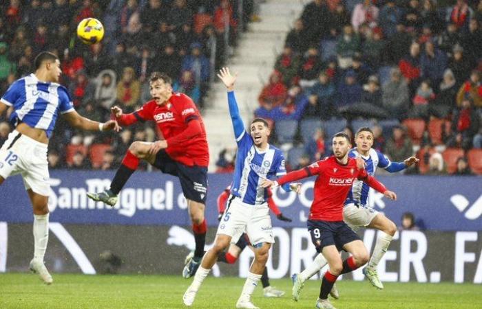 Osasuna et Alavés font match nul 2-2 lors d’un duel aller-retour à El Sadar