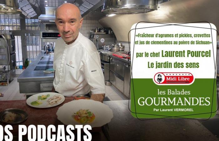 « La fraîcheur des agrumes, des cornichons et des crevettes », une recette du chef Laurent Pourcel du Jardin des sens