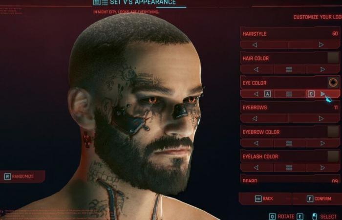 Cyberpunk 2077 vient de proposer de nombreuses nouvelles façons de personnaliser votre personnage