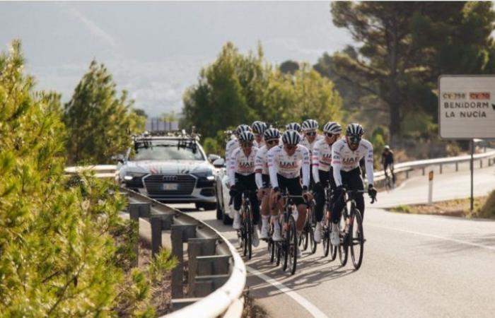 Vélo. Route – L’équipe UAE Team Emirates 2025 autour de Tadej Pogacar