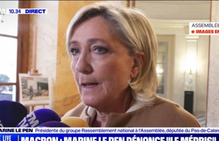 Marine Le Pen réagit à l’éviction du Rassemblement national des consultations à l’Élysée : Actualités