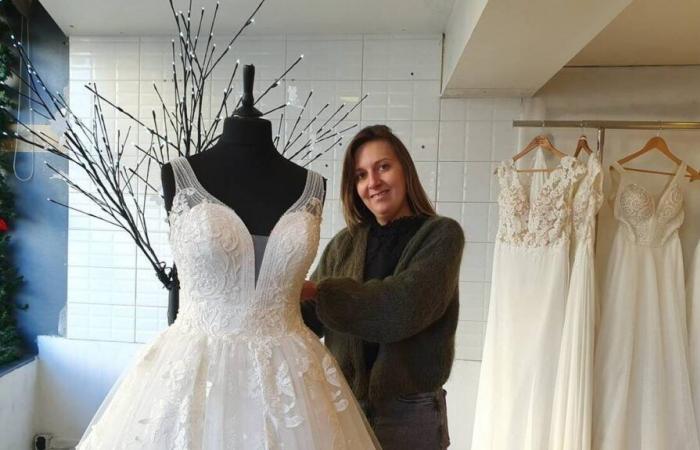 Lucie Denis ouvre une « boutique éphémère » de robes de mariée en centre-ville de Mayenne