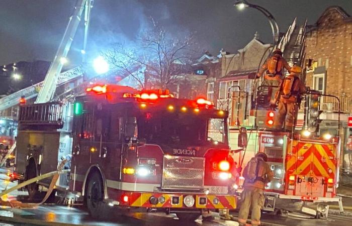 Plusieurs maisons endommagées par un incendie sur Jarry à Montréal