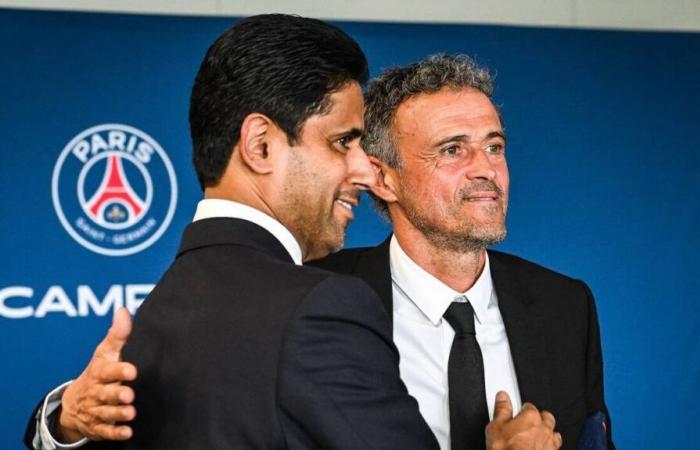 Al-Khelaïfi félicite Luis Enrique après son succès à Salzbourg