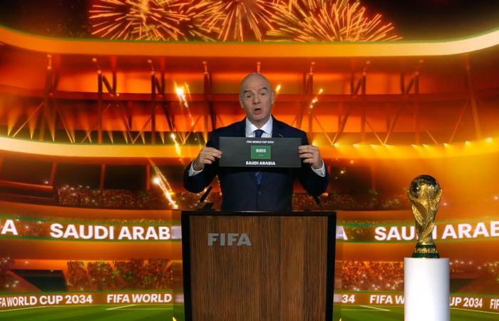 L’Arabie saoudite a été officiellement annoncée comme hôte de la Coupe du monde 2034. Des groupes de défense des droits humains mettent en garde contre un « coût humain inimaginable »