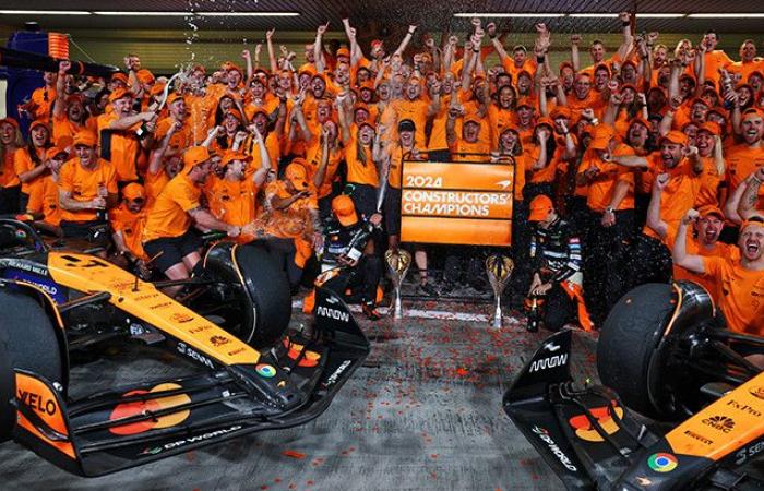 McLaren F1 championne du monde 2024