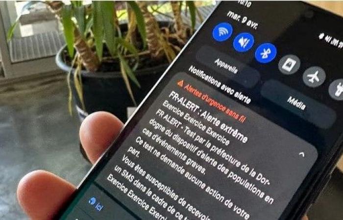 50 000 Dordognes recevront un message d’alerte sur leur mobile