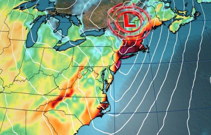 Une tempête atmosphérique alimentée par une rivière menace de couper l’électricité et de causer des problèmes de déplacement dans le nord-est.